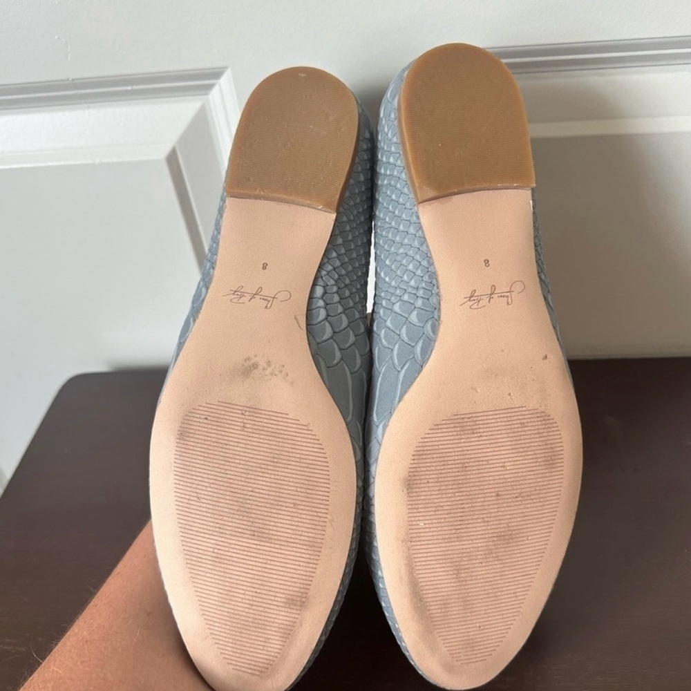 Shoes of Prey Embossed Ballet Flat Size 8 - Picture 6 of 6